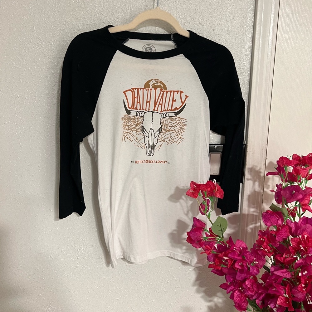 Free People Death Valley Baseball Tee
